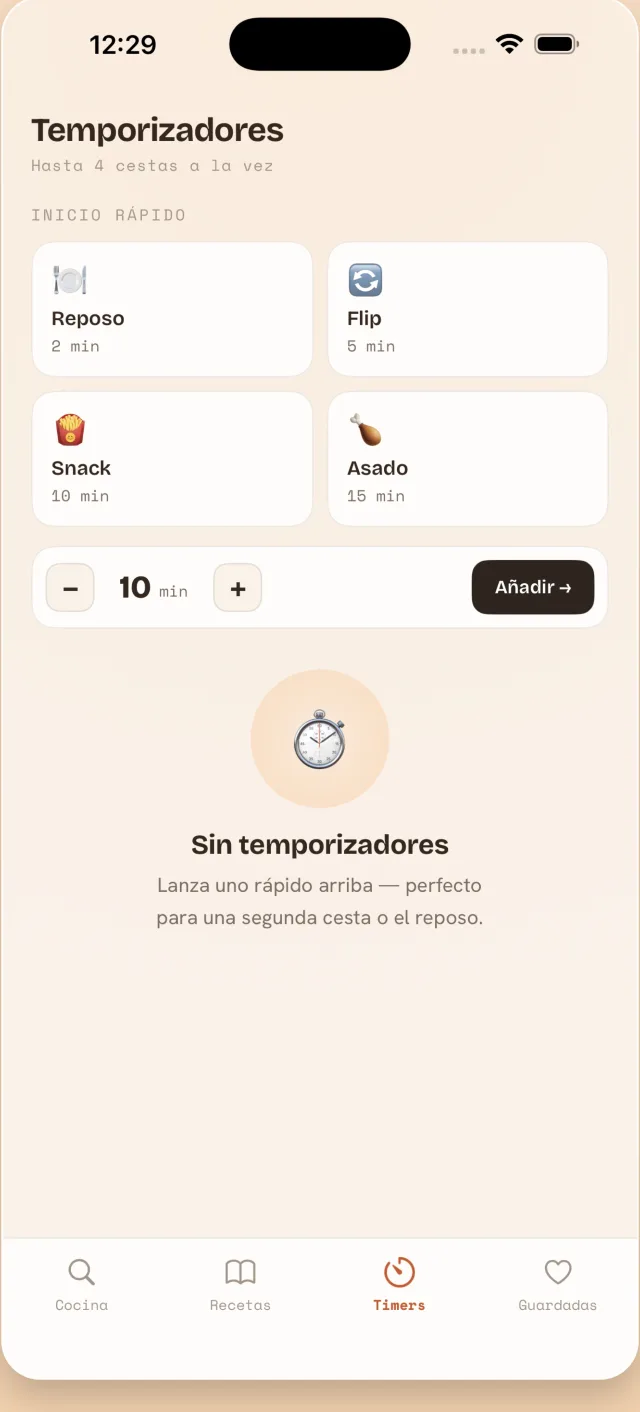 Hasta 4 timers a la vez