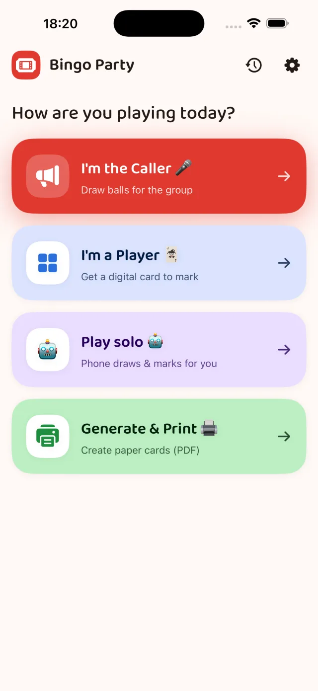 Choose how you play