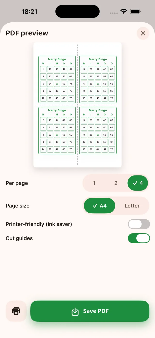 Print-ready PDF