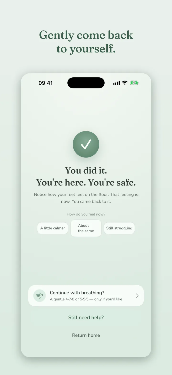 A before/after check-in, private