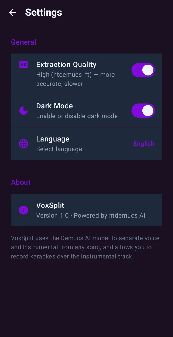High quality and several languages