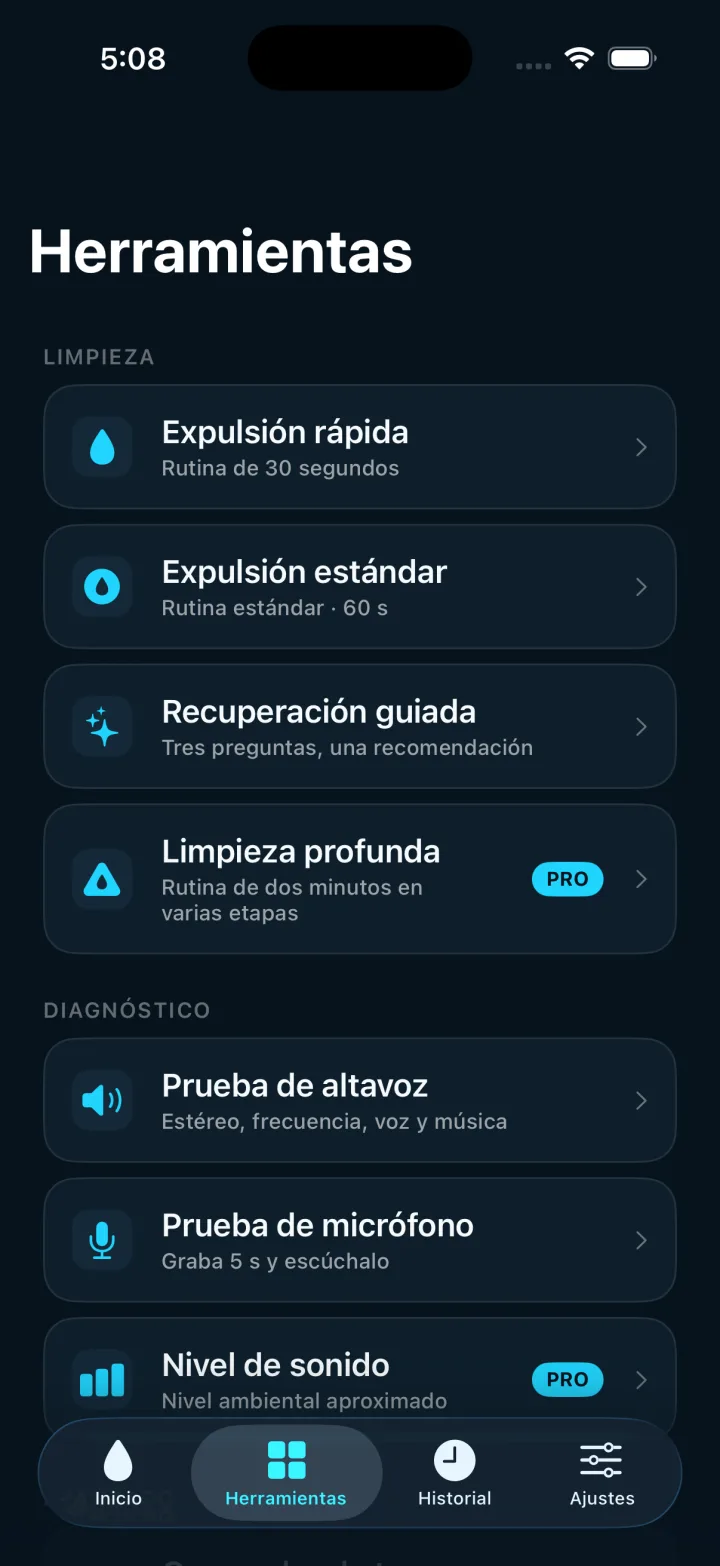 Kit de altavoz, micro, nivel y tono