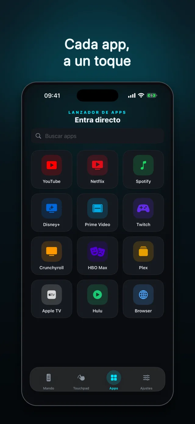 Lanzador de apps de tu TV