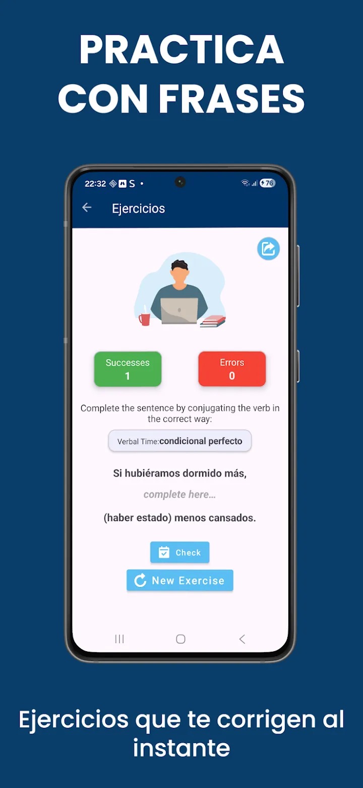 Práctica de conjugación